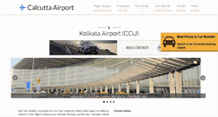 Desktop Screenshot of calcuttaairport.com