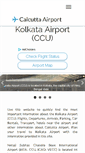 Mobile Screenshot of calcuttaairport.com